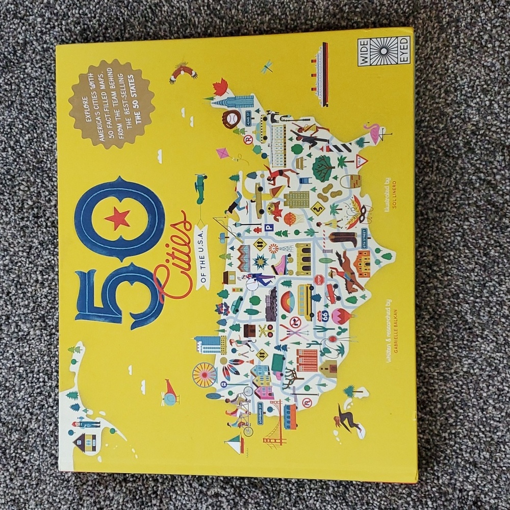 50 Cities of the U.S.A - Wide- Eyed Books